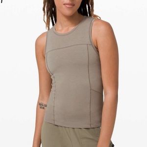 Lululemon Athletica Sarala Lab Tank Top Iron Grey